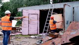 Демонтаж гаражей в Приморско-ахтарске, цена от 1743 руб. – услуги под ключ от 2Землекопа-Прр